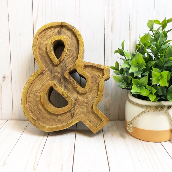 Other - Wooden “&” Wedding Sign!